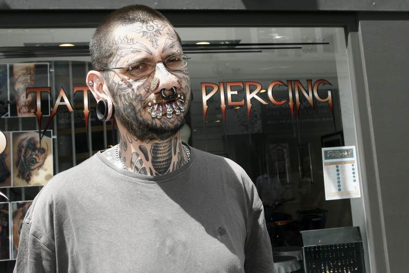 Ms Vlaeminck made a wild claim that tattooist Rouslan Toumaniantz had covered her face in stars while she slept. Photo: Getty